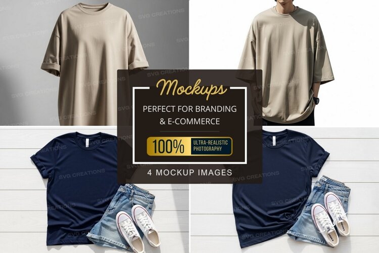 T-shirt mockup example image 1