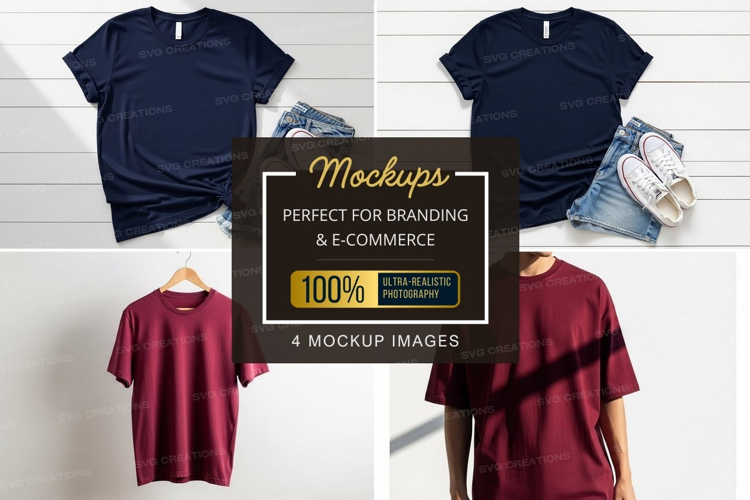 T-shirt mockup collection