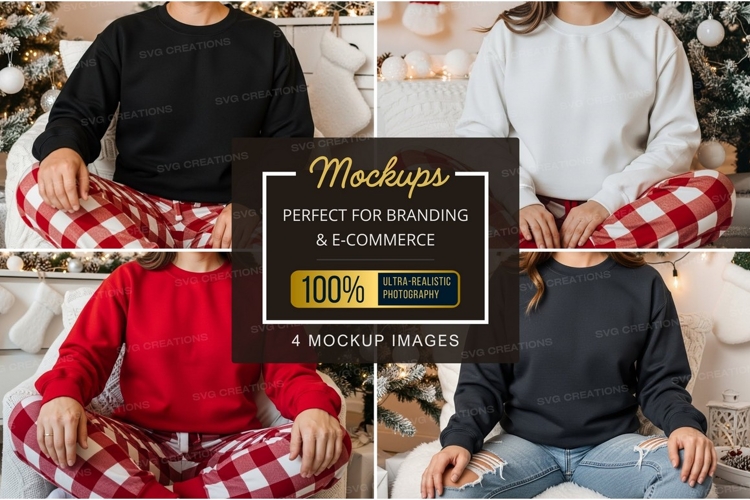 Family in christmas pajamas