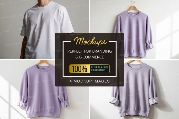 White Tshirt Mockup Image 17