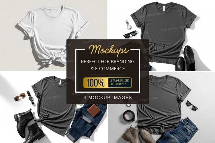 T-shirt mockup example image 1