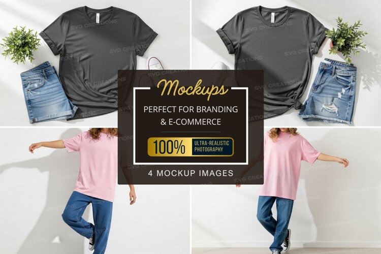 T-shirt mockup example image 1