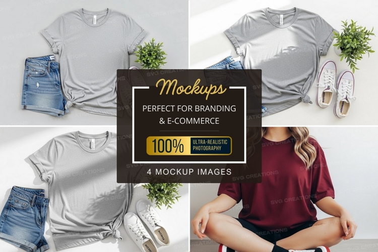 T-shirt mockup collection