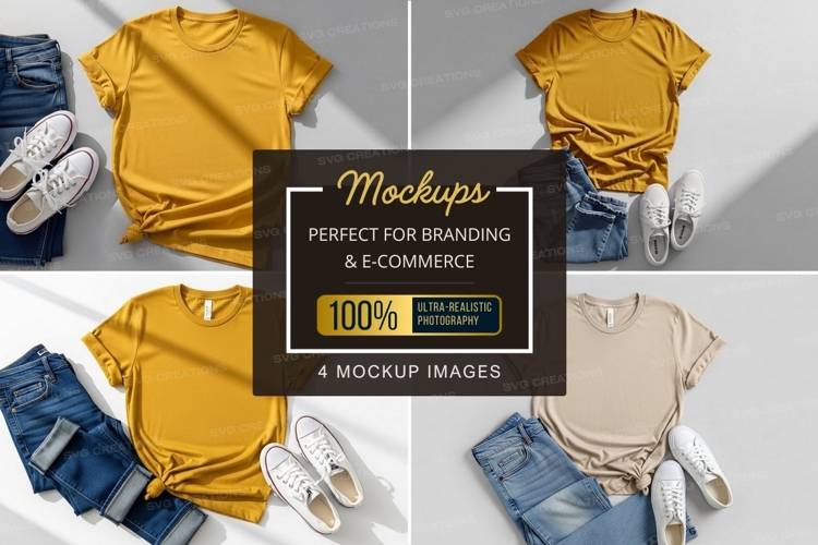 T-shirt mockup collection