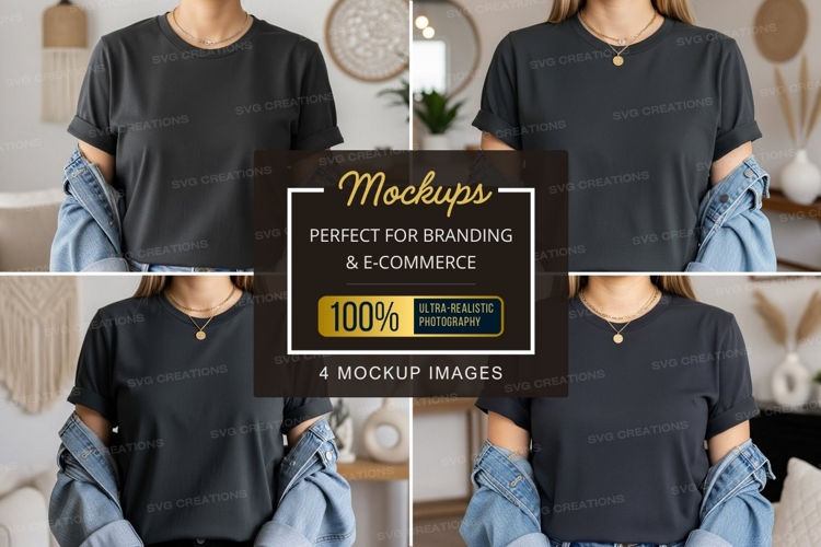 Casual t-shirt mockup