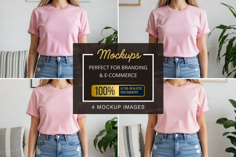 T-shirt mockup example image 1