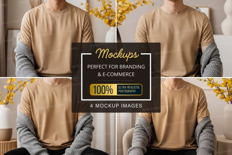 T-shirt mockup example image 1