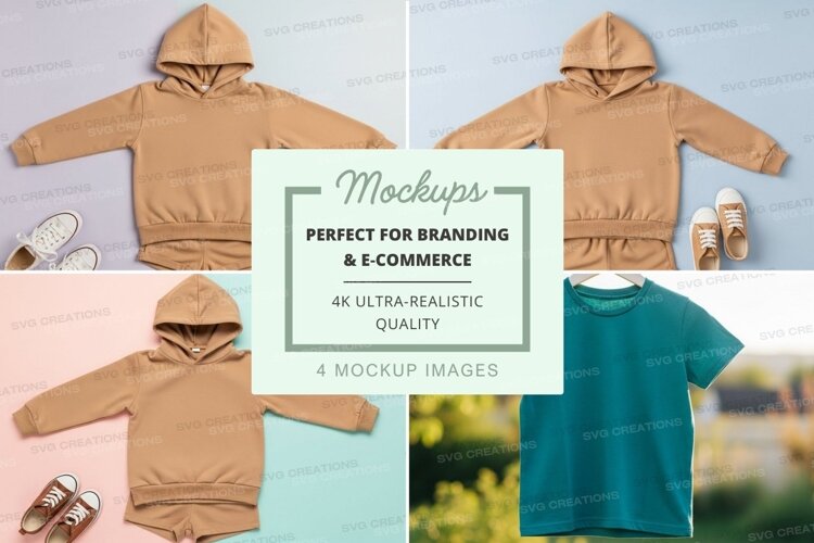 Mockup: kids' clothing collection example image 1