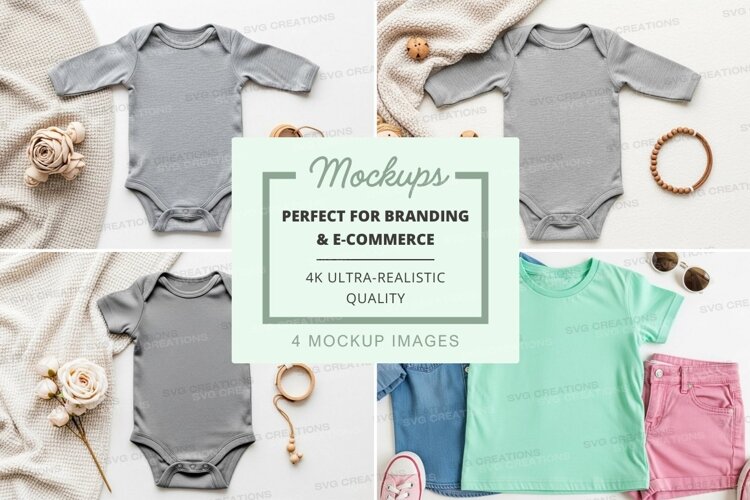 Mockup: baby and toddler clothing collection example image 1