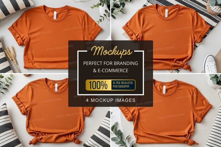 Versatile t-shirt mockup