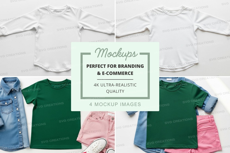 Mockup: kids' clothing outfit