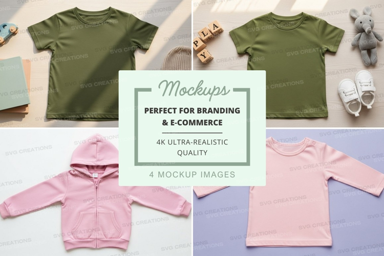Mockup: children's clothing collection