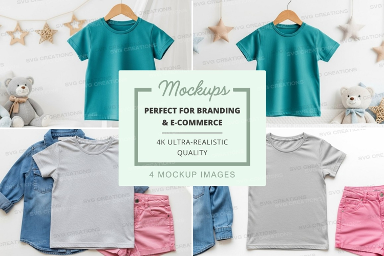 Mockup: children's clothing collection