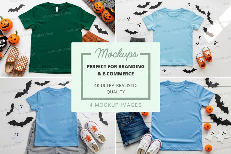 Halloween themed t-shirt mockup
