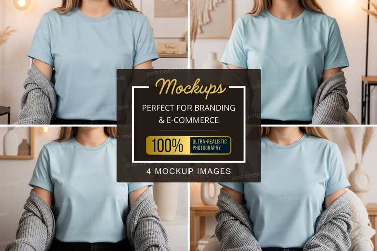 T-shirt mockup example image 1