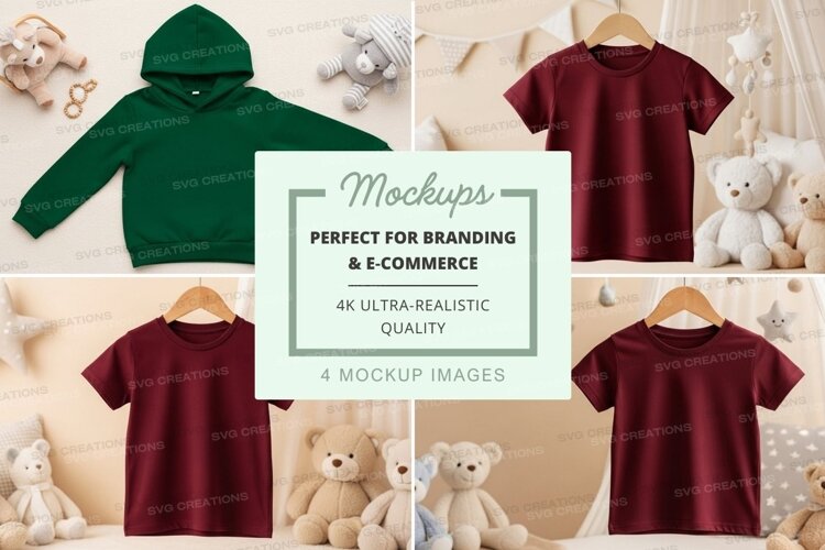 Mockup: children's clothing collection example image 1