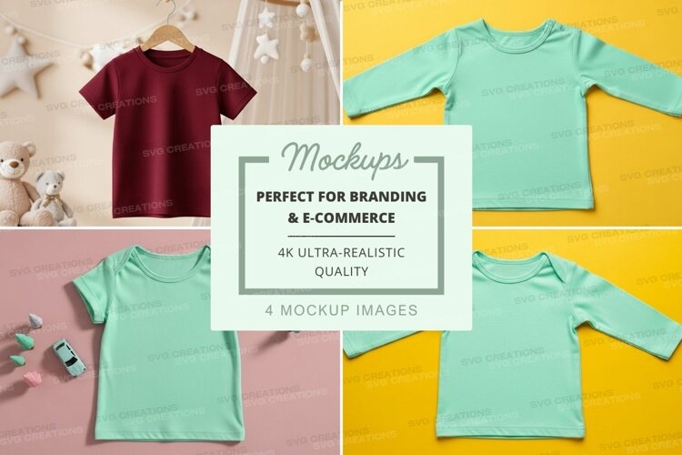 Mockup: collection of baby clothing example image 1