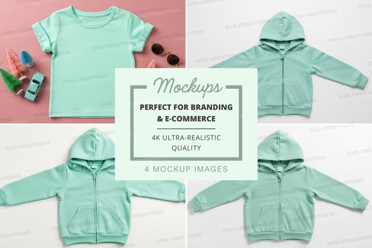 Mockup: children's clothing collection