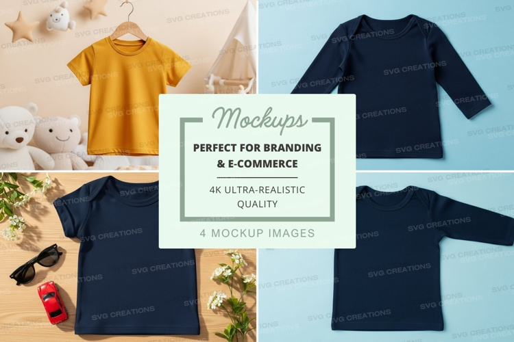 Mockup: kids clothing collection
