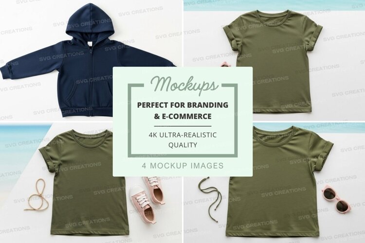 Mockup: kids' clothing collection example image 1
