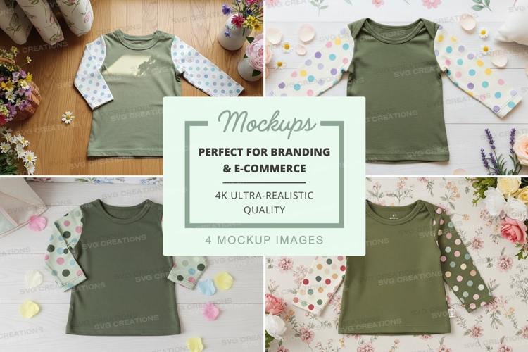 Mockup: kids' clothing collection
