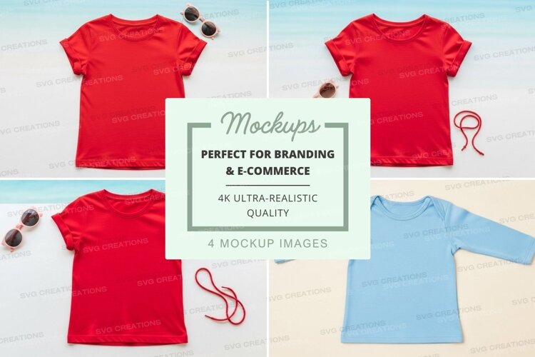 Mockup of various t-shirts and accessories example image 1