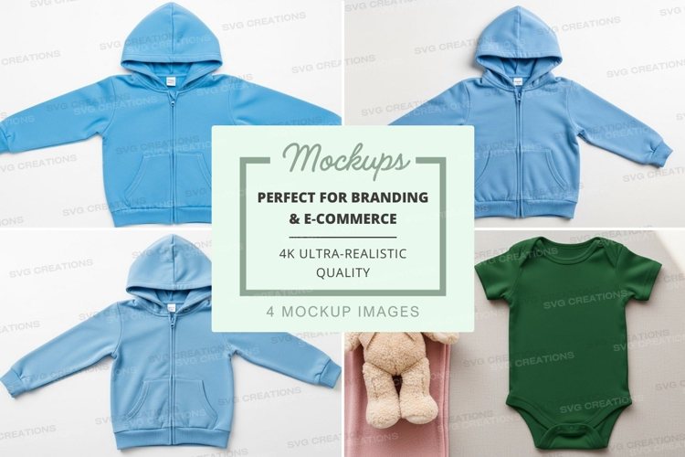 Mockup: children's clothing collection