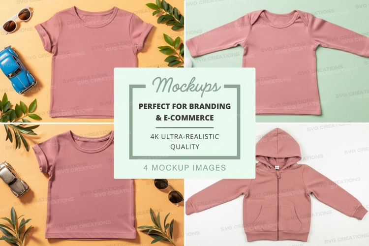 Mockup: kids clothing collection