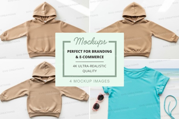 Mockup: casual hoodies and t-shirts