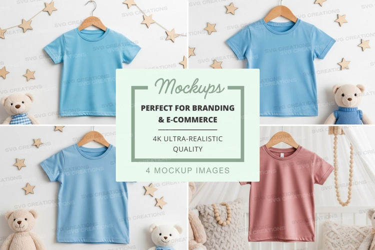 Mockup: children's clothing collection