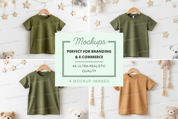 Mockup: children's clothing collection
