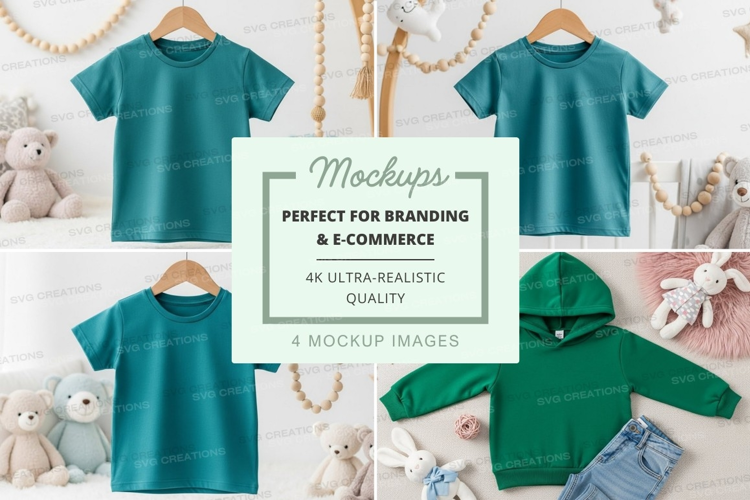 Mockup: children's clothing collection