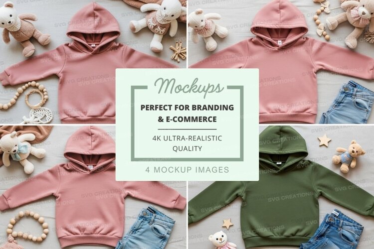 Mockup: cute kids' clothing and accessories example image 1