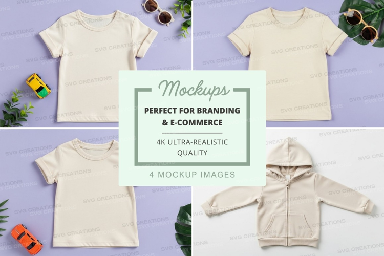 Mockup collection of casual wear