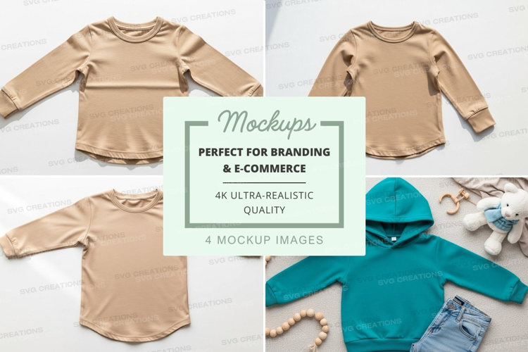 Mockup: children's clothing collection