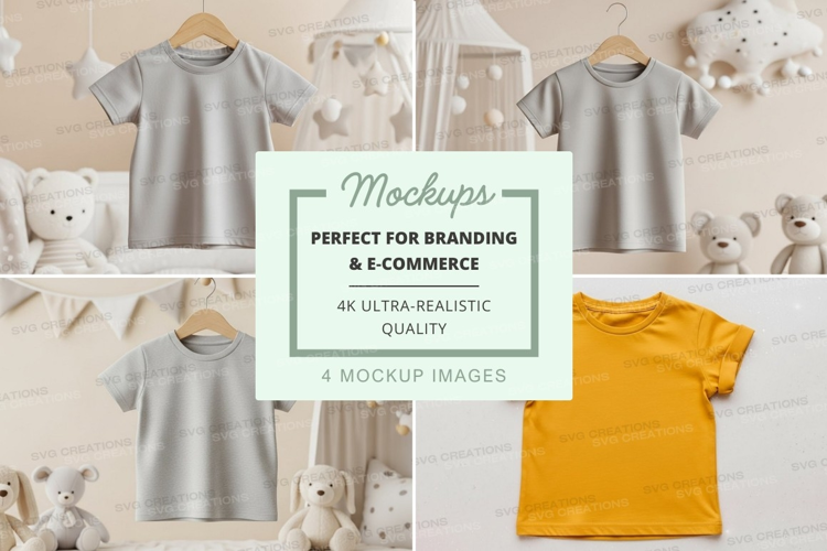 Mockup: children's clothing collection