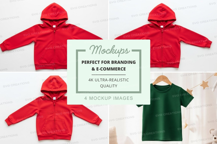 Mockup: children's clothing collection