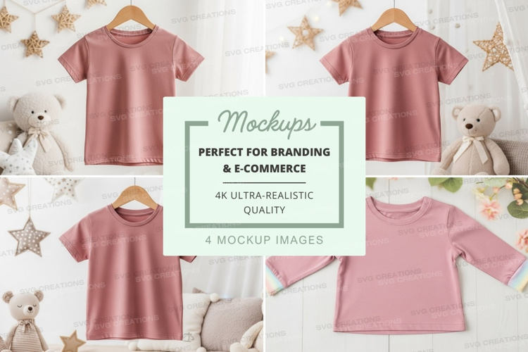 Mockup: children's clothing collection