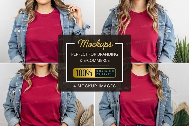 White Tshirt Mockup Image 2