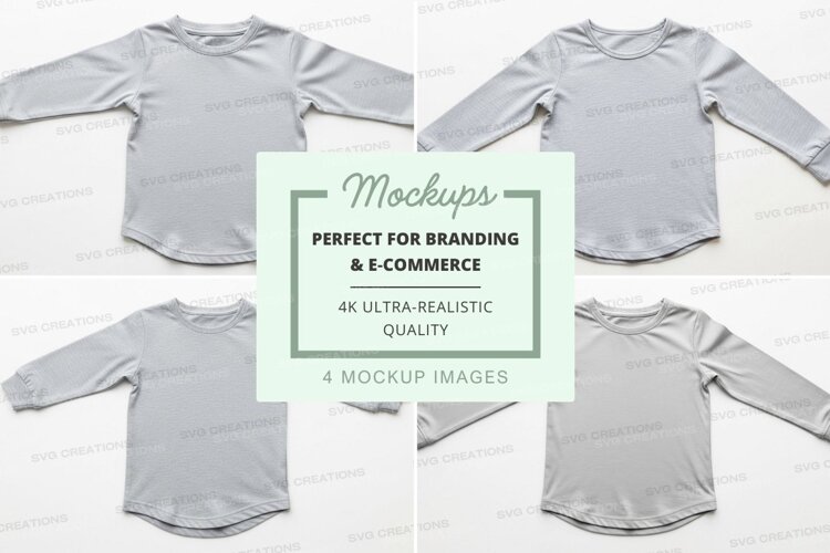 Mockup of long sleeve shirt example image 1
