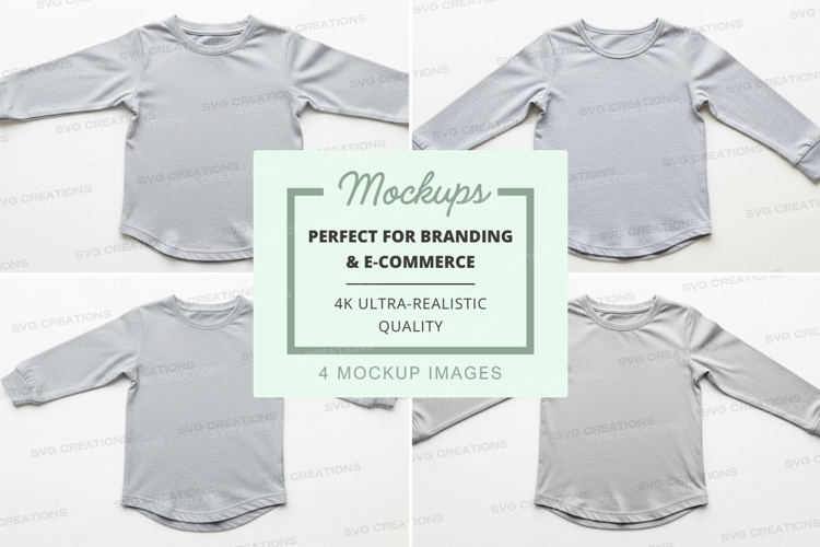 Mockup of long sleeve shirt