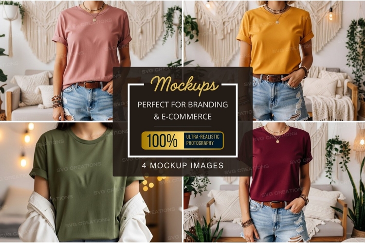 T-shirt mockup collection