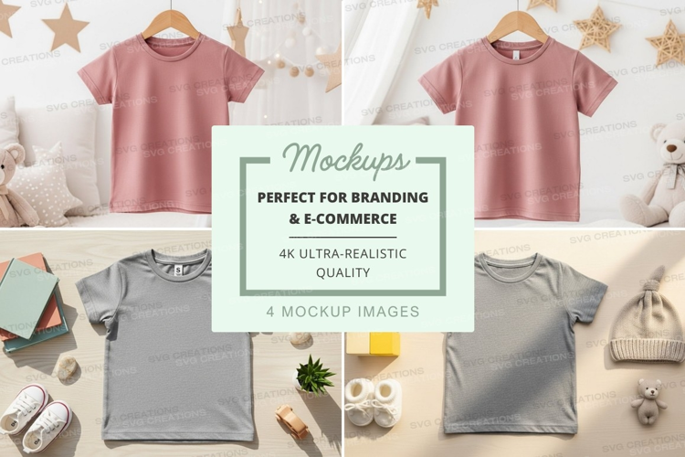 Mockup: children's clothing collection