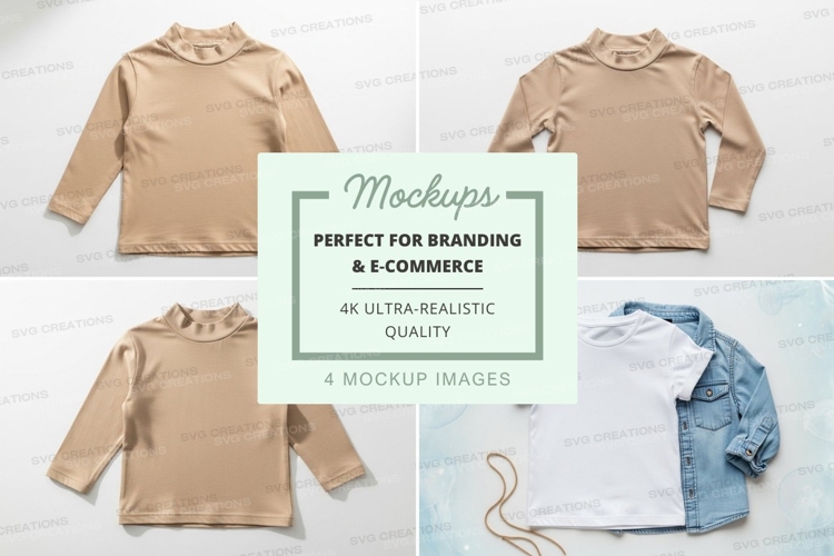 White Tshirt Mockup Image 3