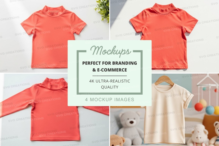 Mockup: kids' clothing collection