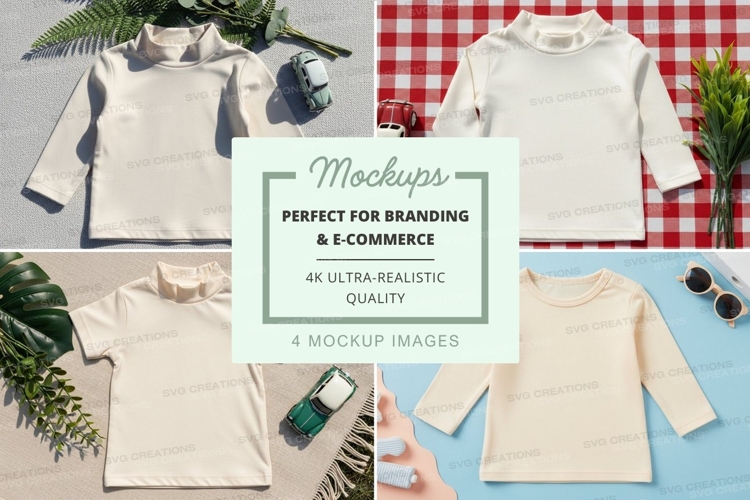 White Tshirt Mockup Image 18