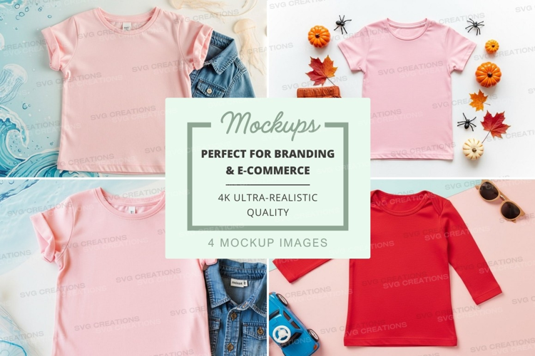 Mockup: kids' clothing collection