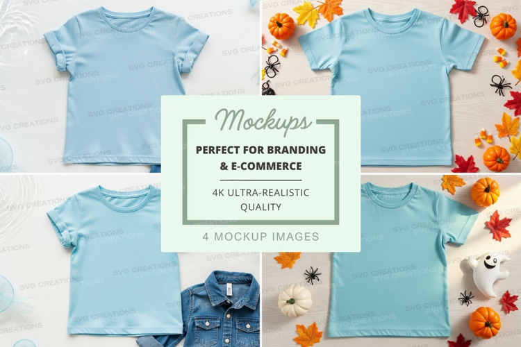 Mockup: children's clothing collection