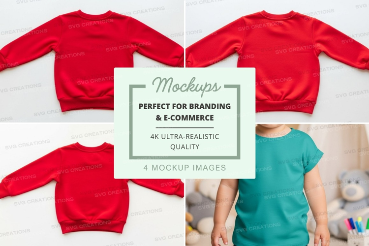 Mockup: children's clothing collection