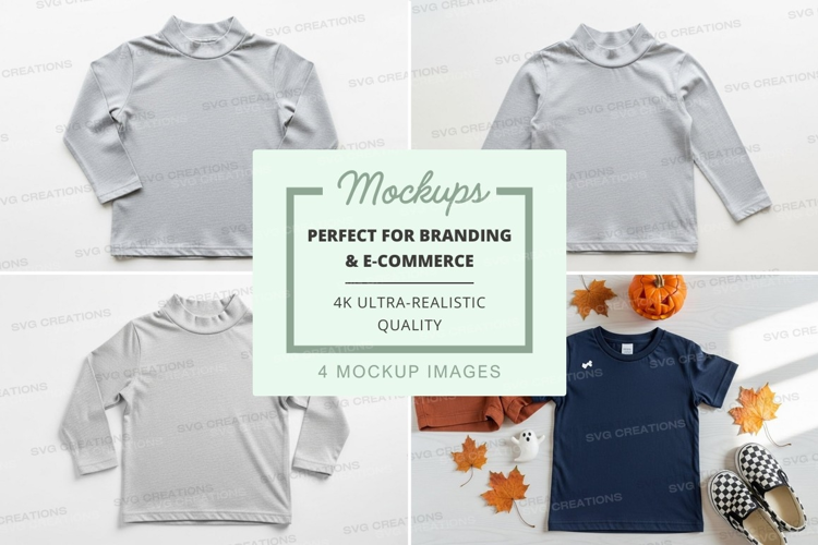 Mockup: kids' fall fashion collection